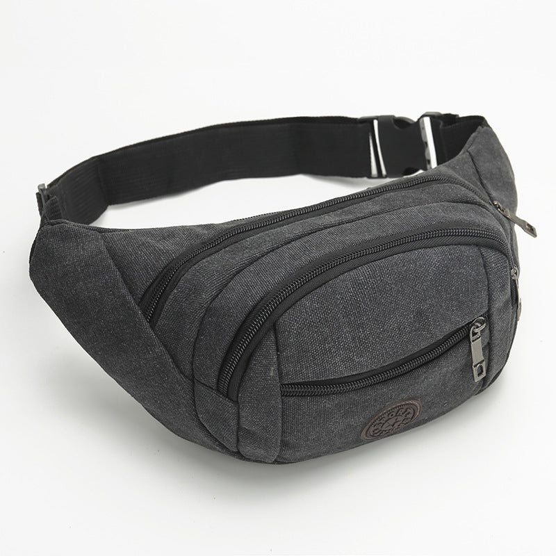Wholesale Men's waist bag outdoor mountaineering cycling climbing mobile phone bag crossbody chest bag